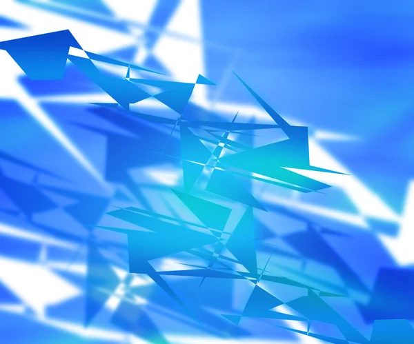 Blue Abstract Shapes Background — Stock Photo, Image