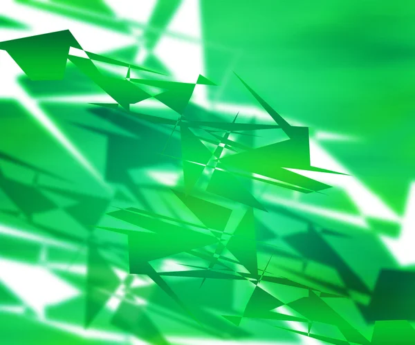 Fondo de formas abstractas verdes —  Fotos de Stock