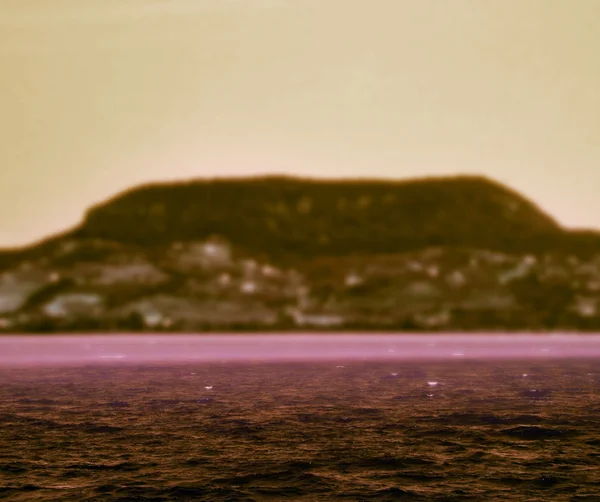 Gele Zee achtergrond — Stockfoto