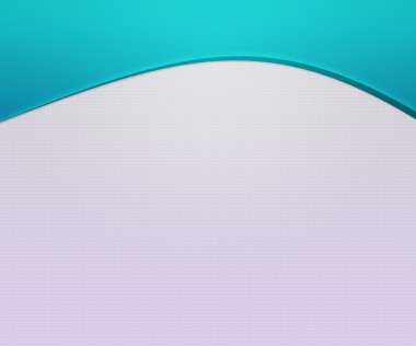 Blue Top Wave Simple Background