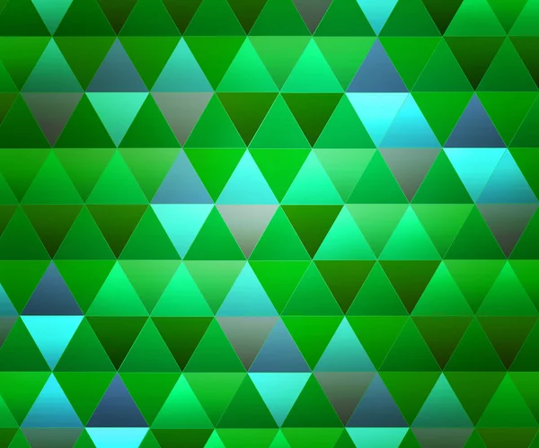 绿色三角形背景 — 图库照片