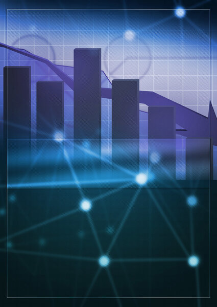 Фиолетовый бизнес-флаер
