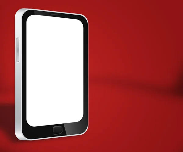 Smartphone roter Hintergrund — Stockfoto