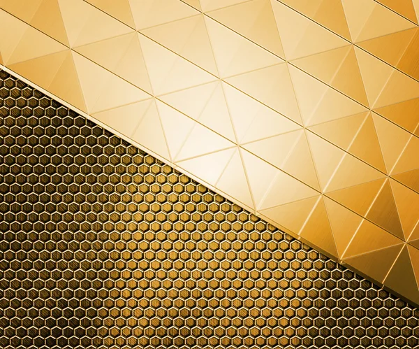 Golden Metal Background — Stock Photo, Image
