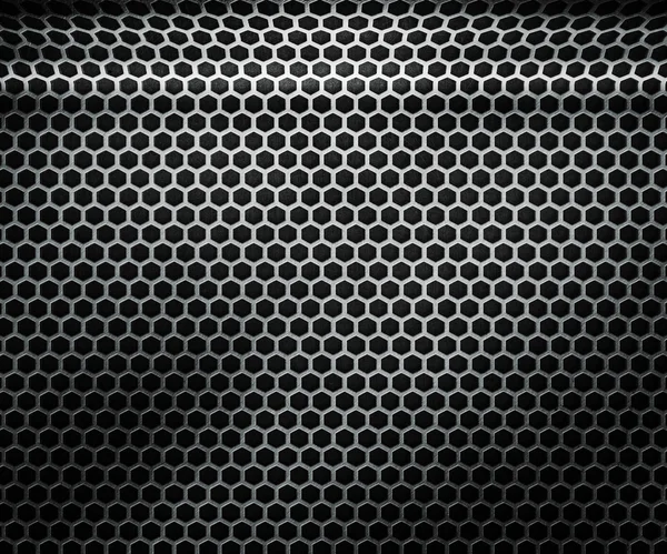 Textura de metal hexagonal —  Fotos de Stock