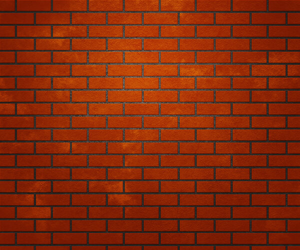 Orange Brick Wall