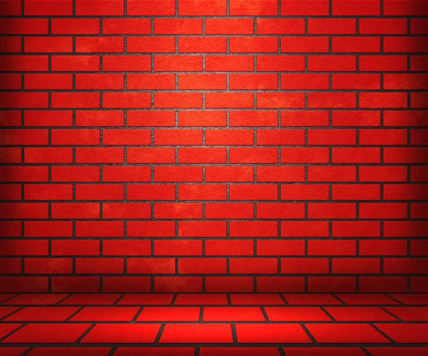 Red Brick Stage Background — Stock Photo, Image