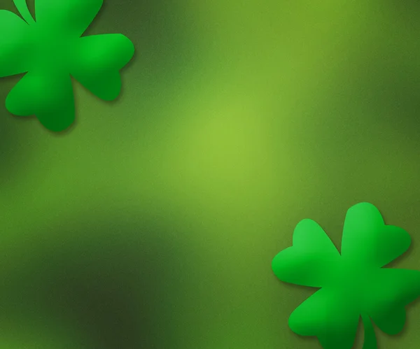 Zielony St. Patrick dzień proste tło — Zdjęcie stockowe