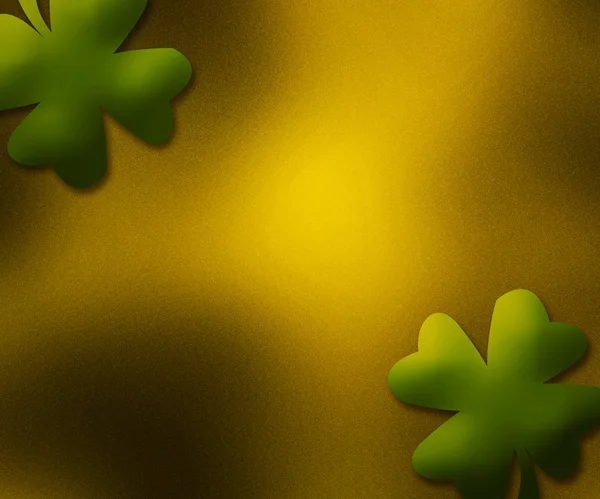 Golden St. Patrick's Day Simple Background — Stock Photo, Image