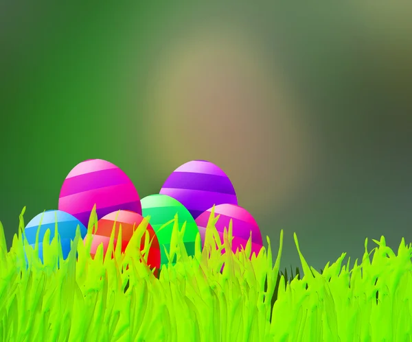 Green Easter Background — Stock Photo, Image