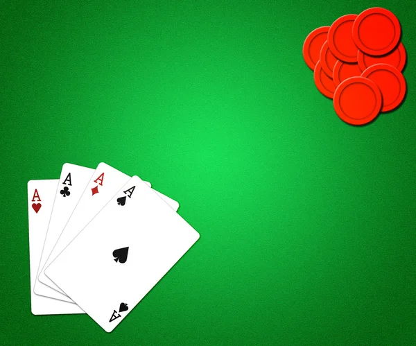 Casino yeşil arka plan dokusu — Stok fotoğraf