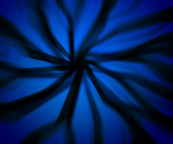 Beängstigende Strahlen blauer Hintergrund — Stockfoto