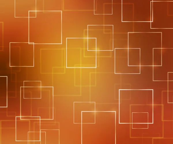 Oranžové čtverce abstraktní pozadí — Stock fotografie