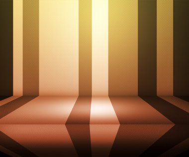 retro sahne sarı arka plan