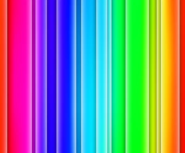 彩虹发光条纹背景 — 图库照片