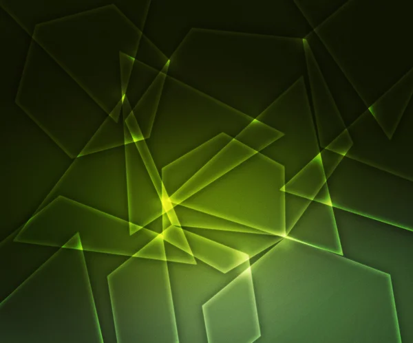 Abstract Green Shapes Background — Stock Photo, Image