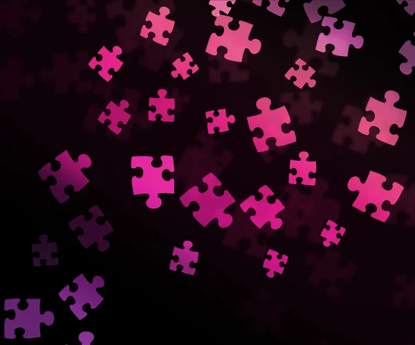Rózsaszín Puzzle háttér — Stock Fotó