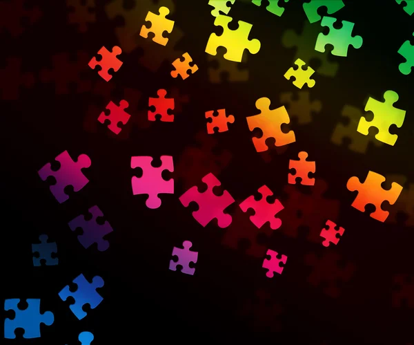 Puzzle fundo — Fotografia de Stock