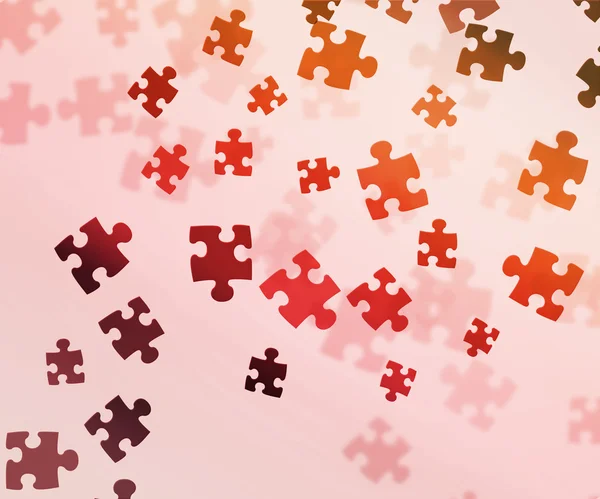 Piros puzzle háttér — Stock Fotó