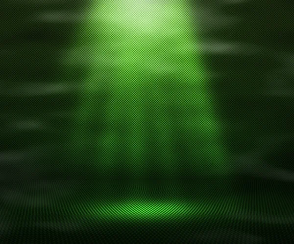 Yeşil sihirli spot ışık arka plan — Stok fotoğraf