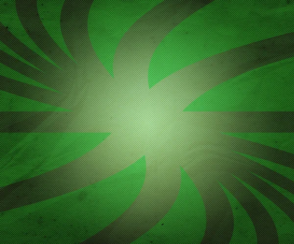 Retro Green Rays Texture — Stock Photo, Image