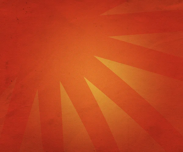 ビンテージ光線オレンジ背景 — ストック写真