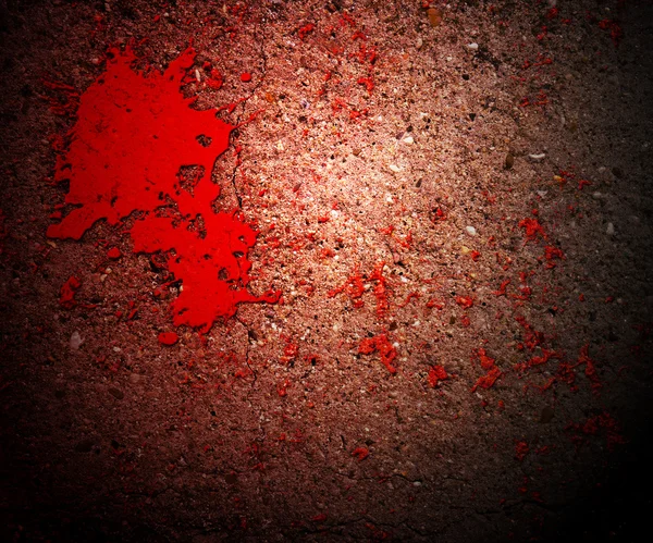 Thriller Blood on Grunge Wall — Stock Photo, Image