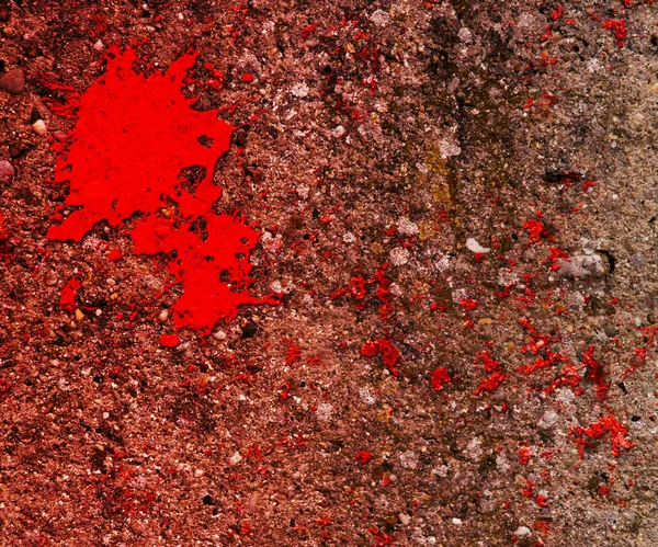 Blood on Grunge Wall Texture — Stock Photo, Image