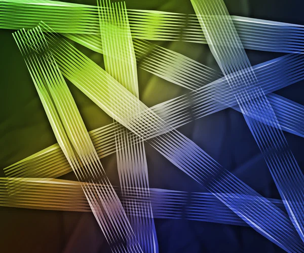 Abstract Lines Green-Blue Backdrop — Stock Photo, Image