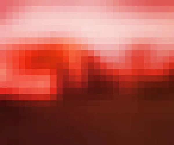 Red Pixels Mosaic Texture — Stock Photo, Image