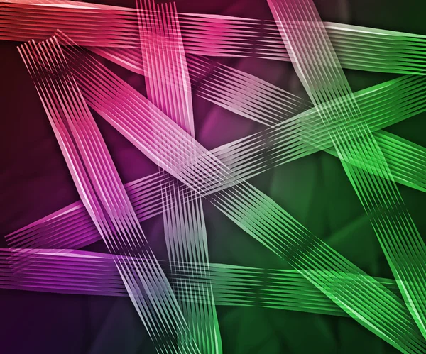 Abstrakte Linien rosa-grüner Hintergrund — Stockfoto