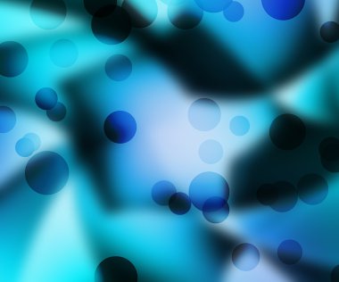 soyut bokeh mavi zemin