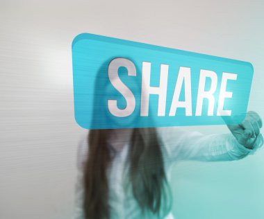 Paylaş düğmesi arka plan'ı tıklatın