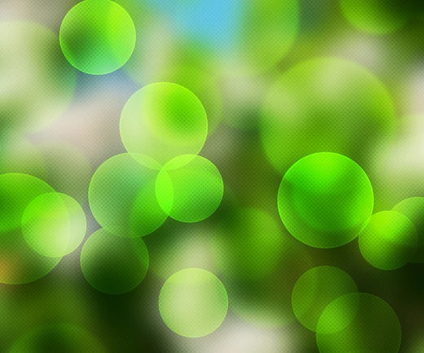 Gröna bokeh bakgrund — Stockfoto