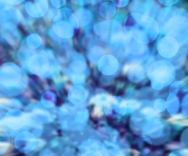 Bleu Bokeh toile de fond — Photo