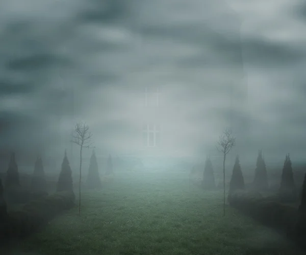 Mist Fantasy Backdrop — Stock Photo, Image