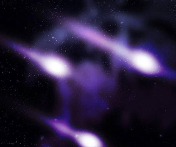 彗星外层空间背景 — 图库照片