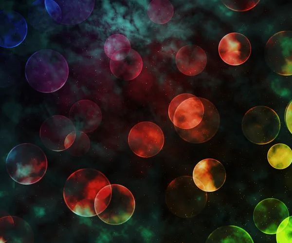 Bokeh Outer Space Backdrop — Stock Photo, Image