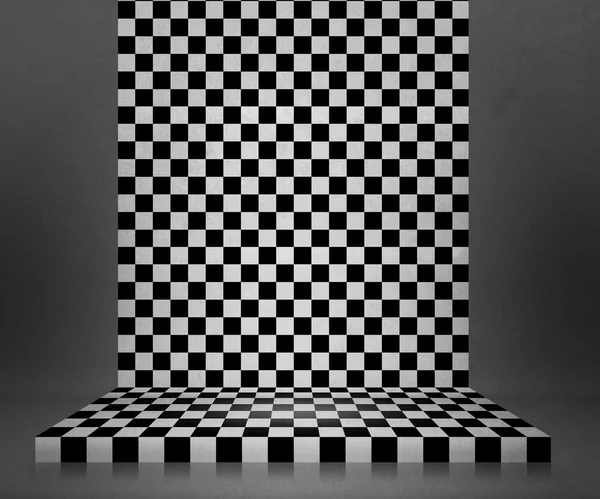 Chessboard Interior Stage Background — Stock Photo, Image