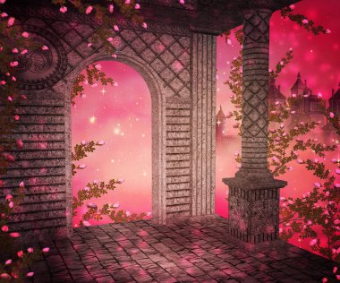 Pink palace iç arka plan