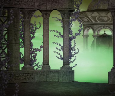 karanlık antik premade zemin