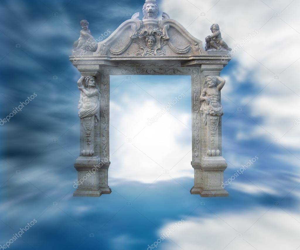 Gate to Heaven Fantasy Background