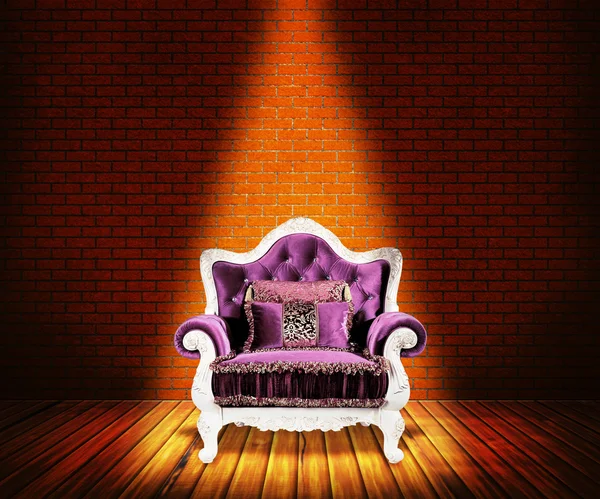 Sofa in Room Background — Stock Photo, Image