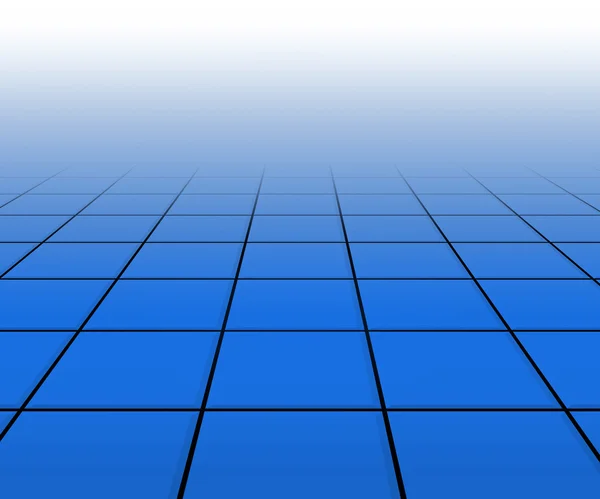 Halle Scheinwerfer blauer Boden Hintergrund — Stockfoto