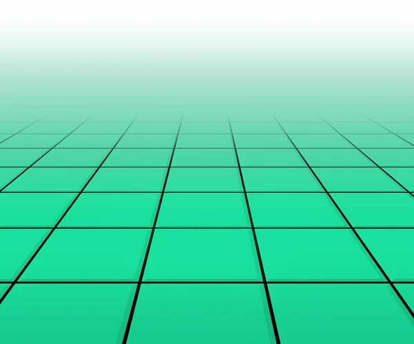 Hall spotlight groenblauw vloer achtergrond — Stockfoto