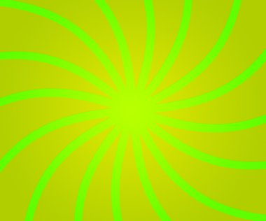 Yeşil retro ışınları zemin