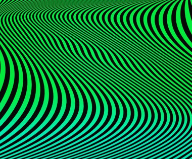 yeşil dalgalı çizgiler arka plan