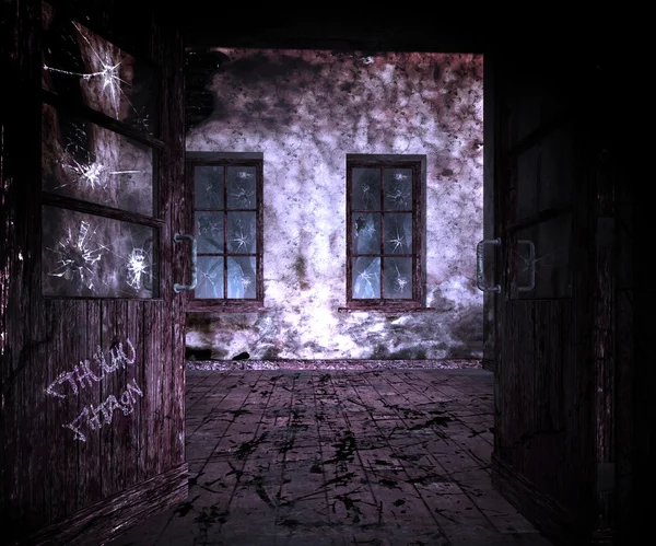 Dark Room Halloween — Stock Photo, Image