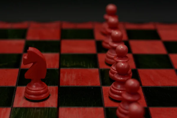 Red Chess — Stock Photo, Image