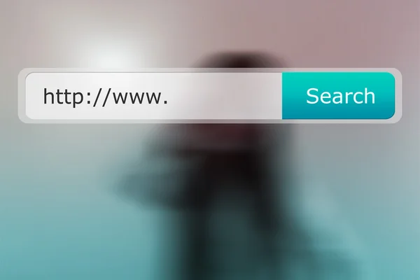 Imagen de la barra de búsqueda WWW — Foto de Stock